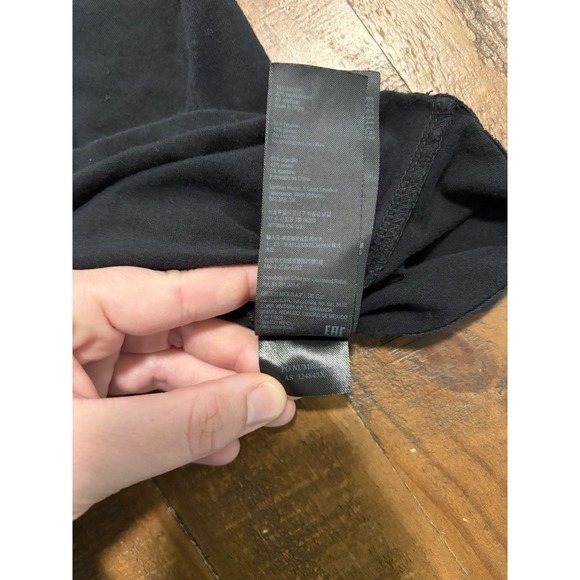 All Saints women's Medium/large black short sleeve cotton tee basic casual - Picture 8 of 9